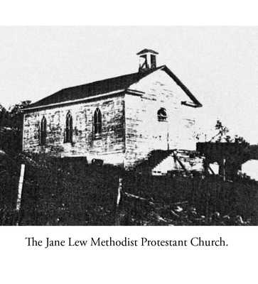 Very Rare Stoneware Crock w/ Cobalt Church Decoration, att. S.A. Colvin and Sons, Jane Lew, WV, circa 1880