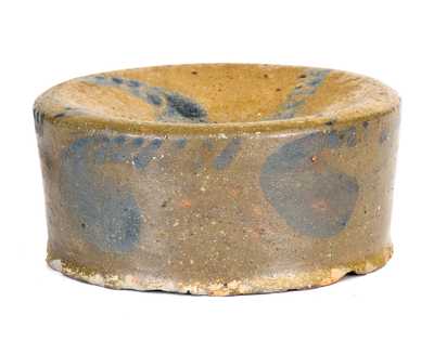 Scarce Small-Sized Strasburg, VA Spittoon with Cobalt Decoration