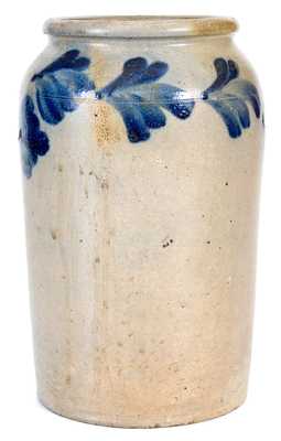 Fine H.C. SMITH / ALEXA / D.C. Straight-Sided Stoneware Jar
