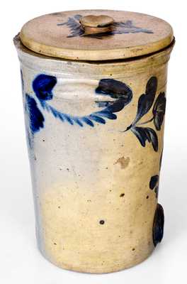 Extremely Rare Two-Gallon Lidded Stoneware Filtering Water Cooler, att. Richard C. Remmey, Philadelphia