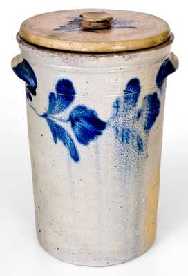 Extremely Rare Two-Gallon Lidded Stoneware Filtering Water Cooler, att. Richard C. Remmey, Philadelphia