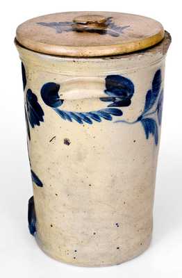 Extremely Rare Two-Gallon Lidded Stoneware Filtering Water Cooler, att. Richard C. Remmey, Philadelphia