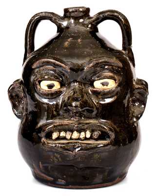 Lanier Meaders Double Face Jug