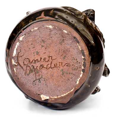 Fine Lanier Meaders Double Face Jug (Cleveland, GA, circa 1970)