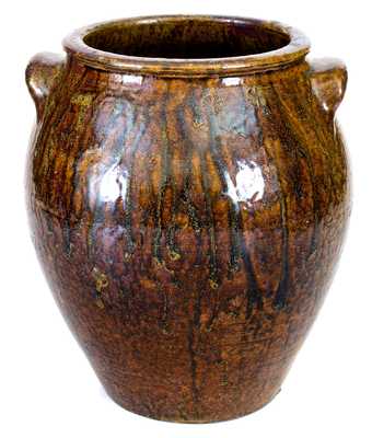 Exceptional J.S. NASH, Marion County, Texas Stoneware Jar