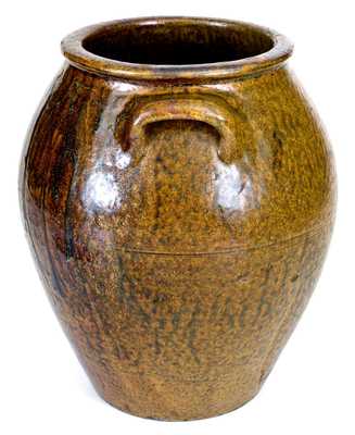 Exceptional J.S. NASH, Marion County, Texas Stoneware Jar