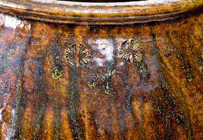 Exceptional J.S. NASH, Marion County, Texas Stoneware Jar