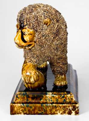 Exceptional LYMAN FENTON & CO. / BENNINGTON, VT Standing Lion on Base