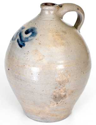 Rare C. CROLIUS / STONEWARE / MANUFACTURER / Manhattan-Wells / NEW-YORK Watchspring Jug