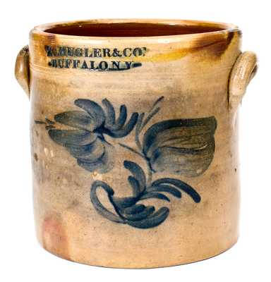 P. MUGLER & CO. / BUFFALO. NY Stoneware Crock