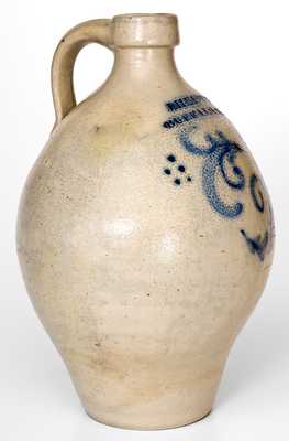 J. HEISER / BUFFALO N.Y. Stoneware Jug