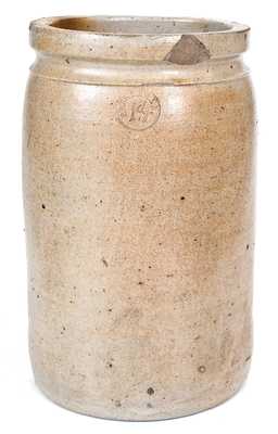 Very Rare Baltimore Stoneware Jar with Royal Oak, Maryland Advertising (Eastern Shore of MD)