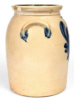 3 Gal. LYONS Stoneware Jar with Bold Floral Decoration