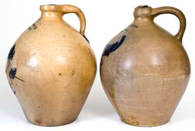 Two CLARK & FOX / ATHENS, New York Stoneware Jugs