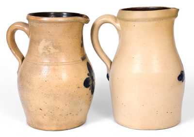 Lot of Two: LYONS, New York Stoneware Pitchers