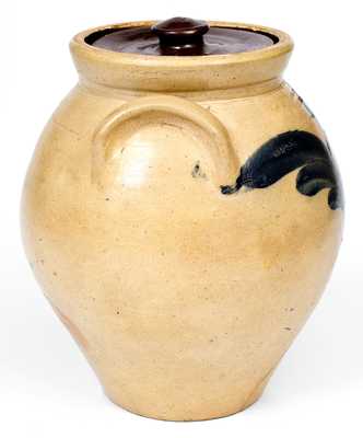 1 Gal. N. CLARK & CO. / ROCHESTER Stoneware Lidded Jar