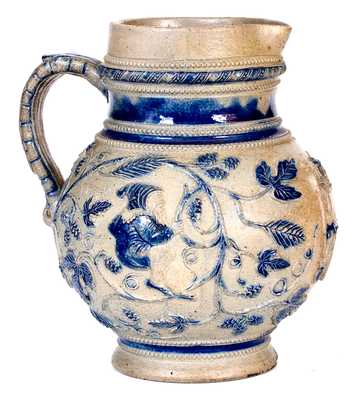 Exceptional Stoneware Pitcher by the Wingender Pottery, Haddonfield, NJ, late 19th century