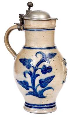 Wingender (Haddonfield, New Jersey) Stoneware Pitcher with King Gambrinus Decoration