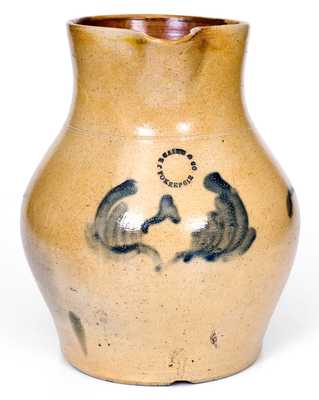 Rare J. B. CAIRE & CO. / PO KEEPSIE, NY 2 Gal. Stoneware Pitcher