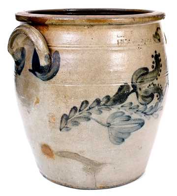 5 Gal. E. FOWLER, Beaver, PA w/ Elaborate Dotted Tulip Decoration