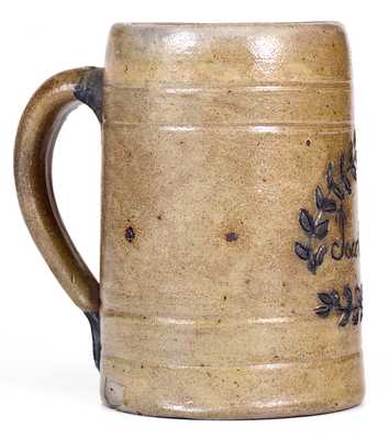 Rare Jacob F. Rustle / 1882 Philadelphia Stoneware Mug