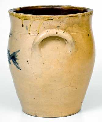 Very Unusual C. BOYNTON / TROY Stoneware Fish Jar