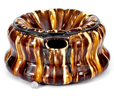 Unusual LYMAN FENTON & CO. / BENNINGTON, VT Flint Enamel Large-Sized Hotel Spittoon