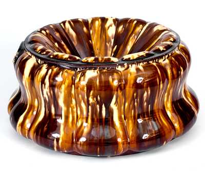 Unusual LYMAN FENTON & CO. / BENNINGTON, VT Flint Enamel Large-Sized Hotel Spittoon