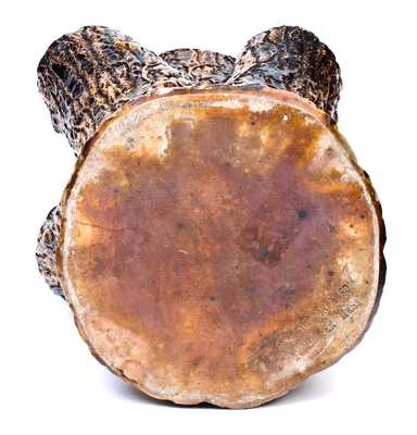 F. B. NORTON & CO. / WORCESTER, MASS Stoneware Stump-Form Planter