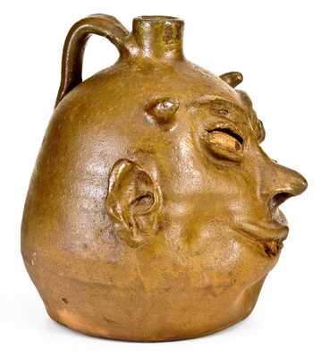 Rare Unsigned Lanier Meaders (Cleveland, Georgia) Devil Jug, circa 1970