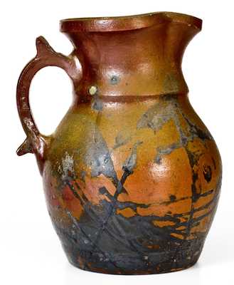 Very Rare Tennessee Stoneware Pitcher att. Hedgecough Pottery, Putnam County