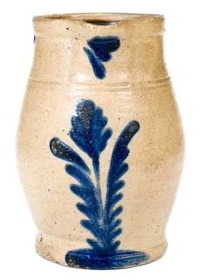 Fine Quart-Sized attrib. Richard Remmey, Philadelphia, PA Stoneware Pitcher