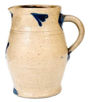 Fine Quart-Sized attrib. Richard Remmey, Philadelphia, PA Stoneware Pitcher