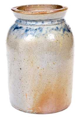 JOHN BELL / WAYNESBORO Stoneware Jar with Sponged Decoration