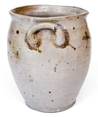 Stoneware Jar w/ Manganese Stars, att. Egbert Schoomaker, Kingston, NY