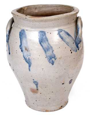 Attrib. William Capron, Albany, NY Stoneware Jar, circa 1800-05