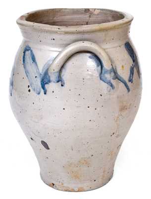 Attrib. William Capron, Albany, NY Stoneware Jar, circa 1800-05