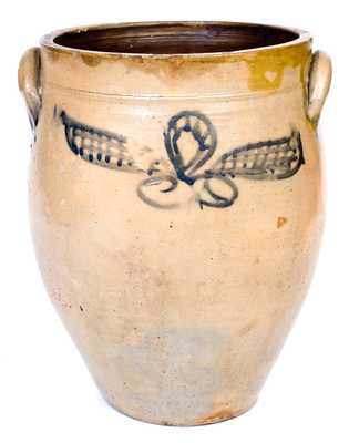 Stoneware Jar attrib. Atherton & Trice, Albany, NY 1820-26