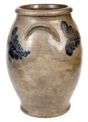 Three-Gallon attrib.John and James Miller, Strasburg, VA Stoneware Jar