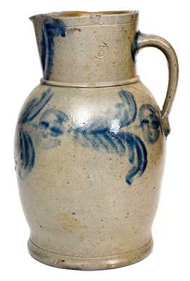 Rare Three-Gallon Stoneware Pitcher attrib. David Parr, Jr., Richmond, VA