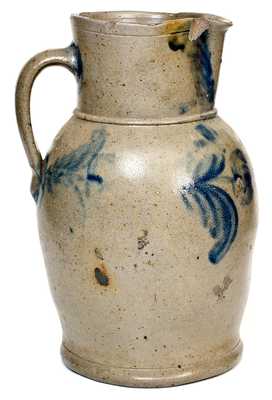 Rare Three-Gallon Stoneware Pitcher attrib. David Parr, Jr., Richmond, VA