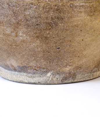 Rare and Fine Pottersville, Edgefield District, SC, c1825 Open-Handled Stoneware Jar