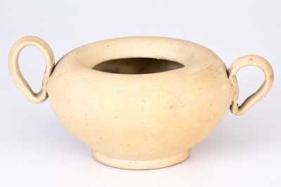 George Ohr Pottery Bisque Vase with Ear-Form Handles, Signed Geo. E. Ohr / Expo Clay / 04, George E. Ohr, St. Louis, MO, 1904