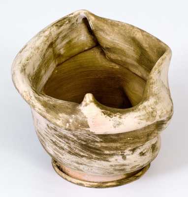 George Ohr Pottery Crumpled Vase