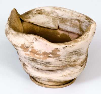 George Ohr Pottery Crumpled Vase