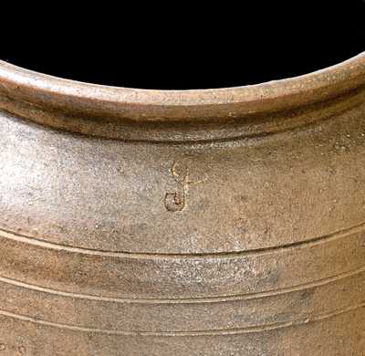 Five-Gallon Stoneware Jar by African-American Potter Lucius Jordan, Washington County, GA, c1865