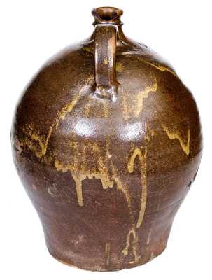 Fine Four-Gallon Stoneware Jug Incised