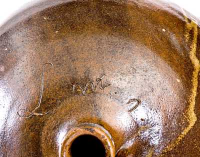 Fine Four-Gallon Stoneware Jug Incised