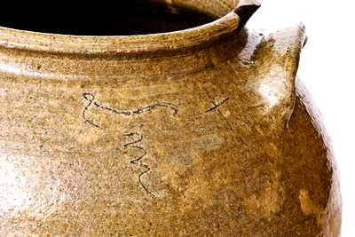 Five-Gallon Stoneware Jar, Incised 