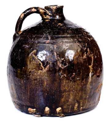 Rare WB (Washington Becham, Crawford County, GA) Stoneware Buggy Jug